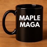 Maple Maga Mcga Make Canada Great Again 11oz C Handle Ceramic Mug