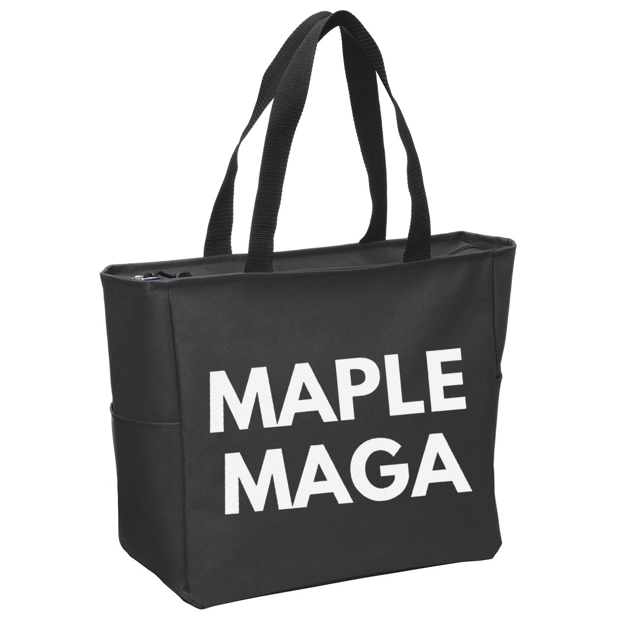 Maple Maga Mcga Make Canada Great Again Zip Tote Bag