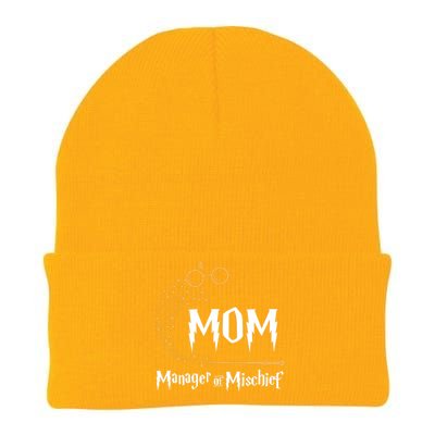 Magical Mom Manager Of Mischief Mother's Day Knit Cap Winter Beanie