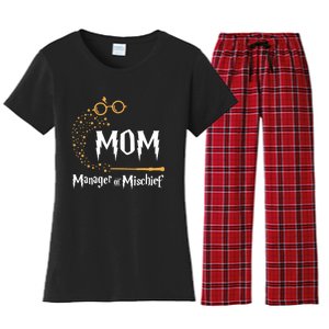 Magical Mom Manager Of Mischief Mother's Day Women's Flannel Pajama Set