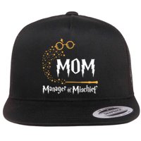 Magical Mom Manager Of Mischief Mother's Day Flat Bill Trucker Hat