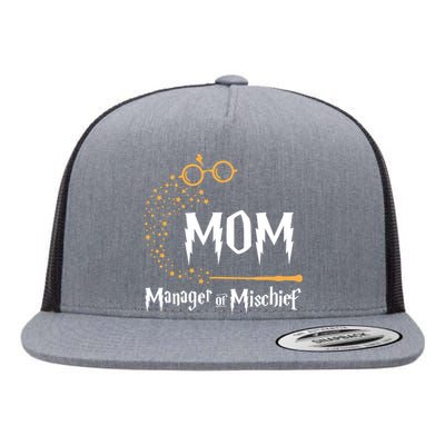 Magical Mom Manager Of Mischief Mother's Day Flat Bill Trucker Hat