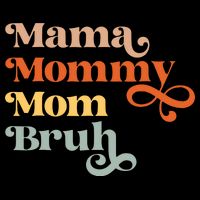 Mama Mommy Mom Bruh Retro Impact Tech Backpack