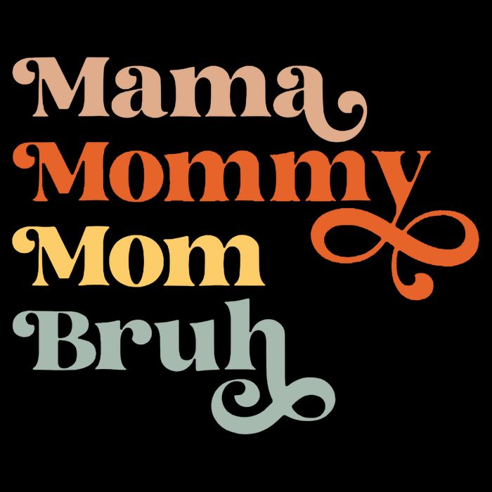 Mama Mommy Mom Bruh Retro Impact Tech Backpack