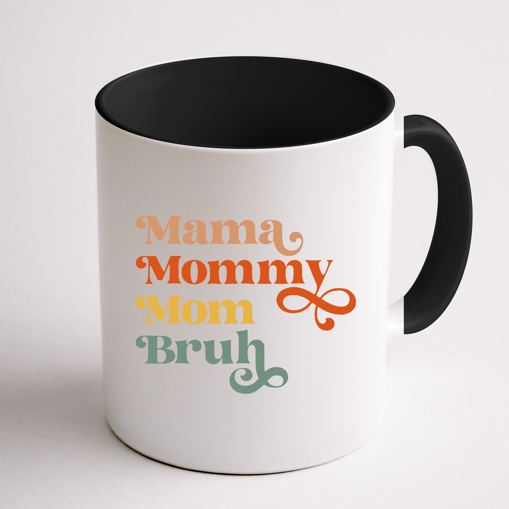 Mama Mommy Mom Bruh Retro Mug