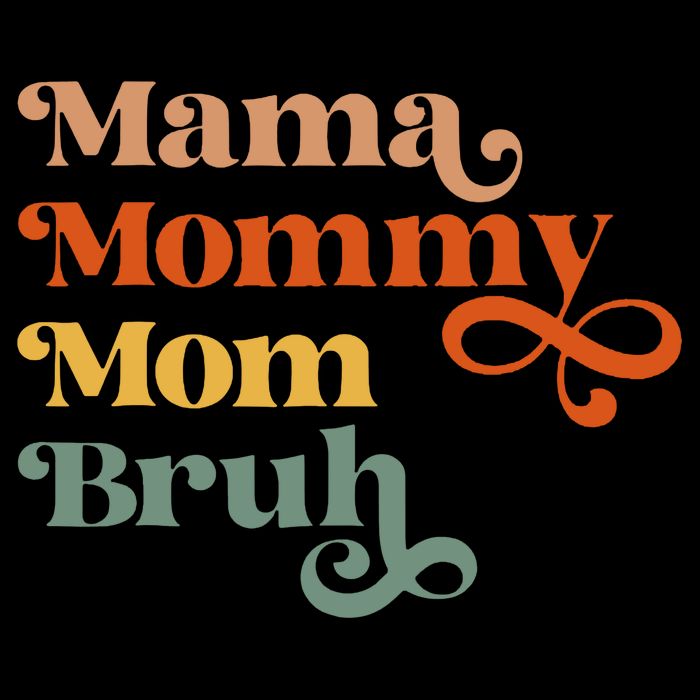Mama Mommy Mom Bruh Retro Mug