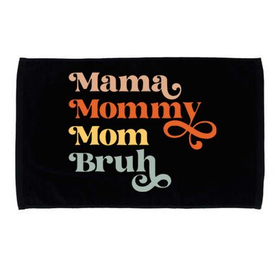 Mama Mommy Mom Bruh Retro Microfiber Hand Towel