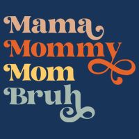 Mama Mommy Mom Bruh Retro Cooling Performance Long Sleeve Crew