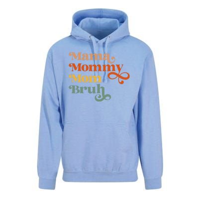 Mama Mommy Mom Bruh Retro Unisex Surf Hoodie