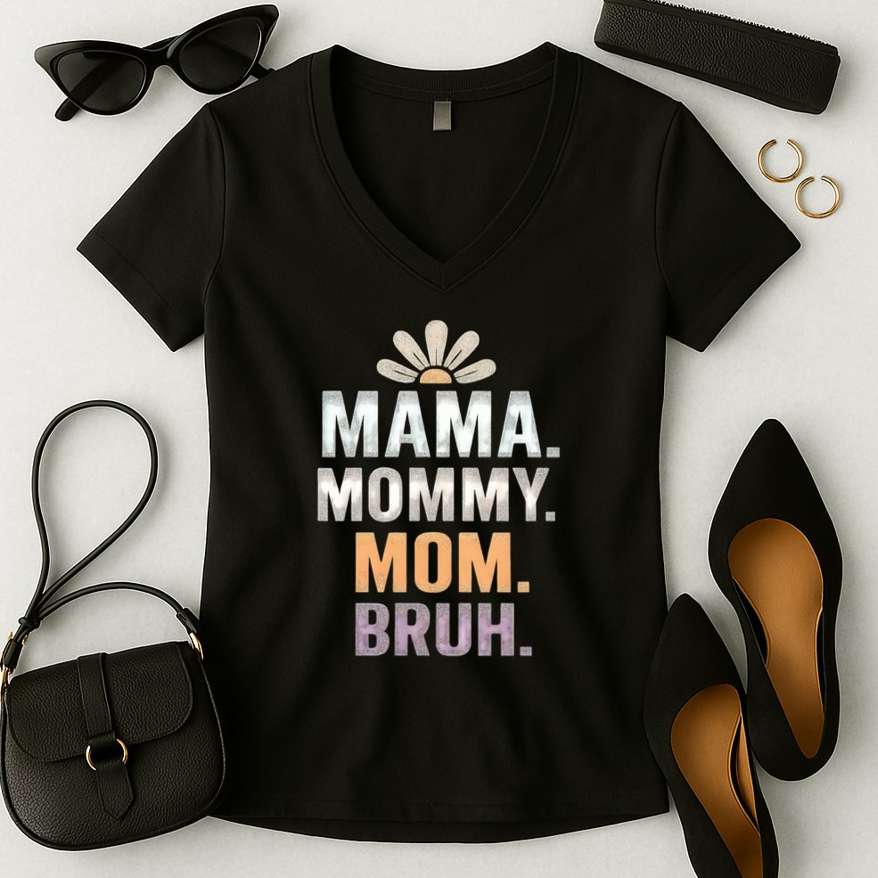 Mama Moments Women's V-Neck T-Shirt