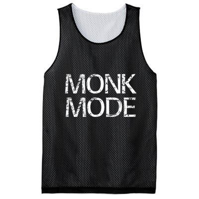 Monk Mode Meditation Yoga Novelty Mesh Reversible Basketball Jersey Tank