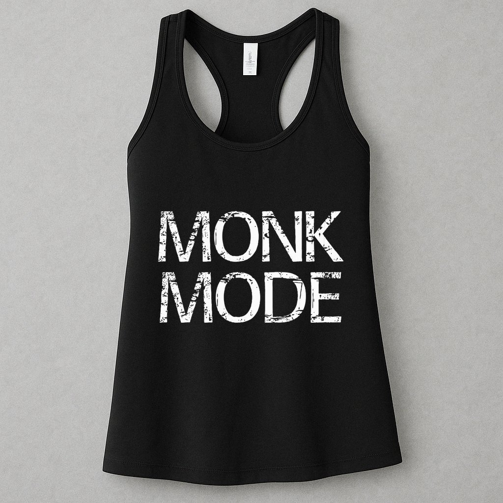 Monk Mode Meditation Yoga Novelty Womens Tank Top