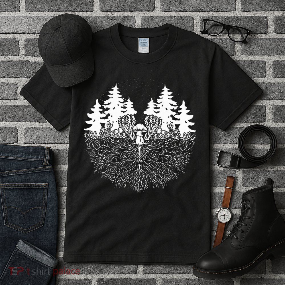 Mycelium Mushroom Tall T-Shirt