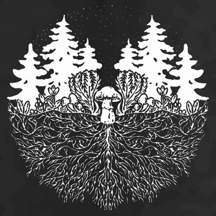 Mycelium Mushroom Hat