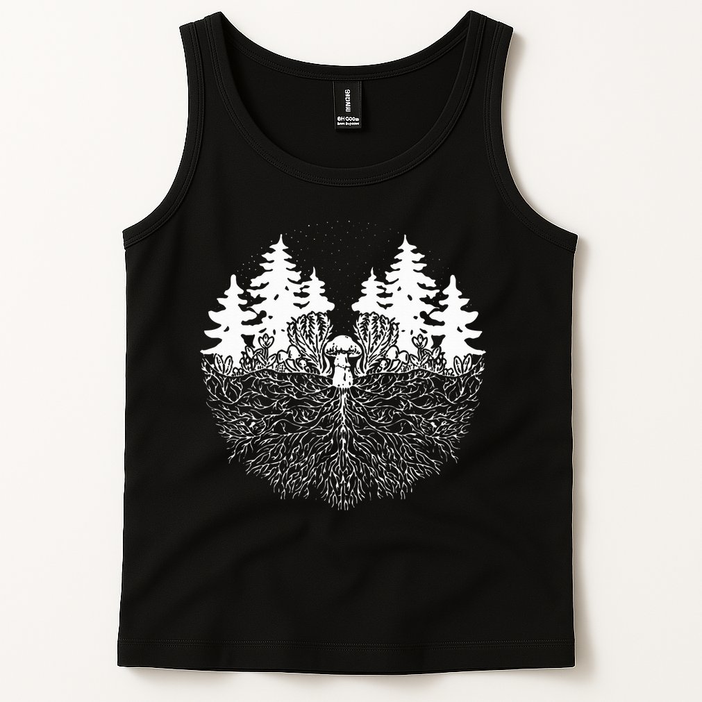 Mycelium Mushroom Tank Top