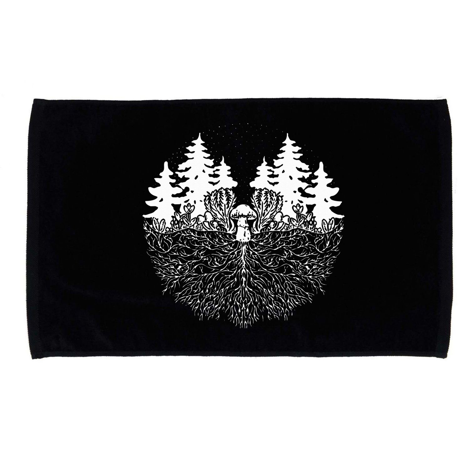 Mycelium Mushroom Microfiber Hand Towel