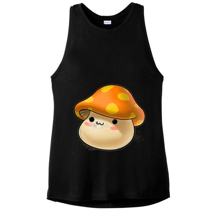 Maplestory Mushroom Ladies PosiCharge Tri-Blend Wicking Tank
