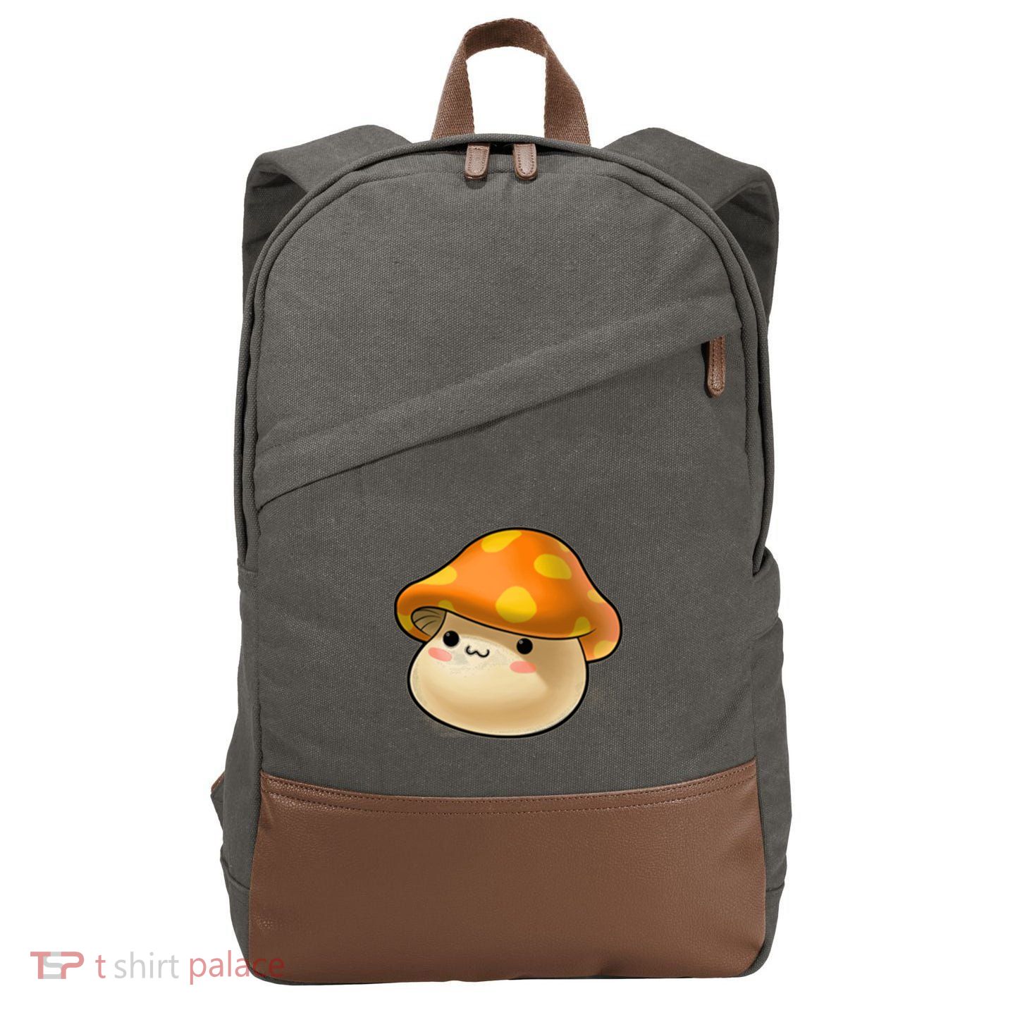Maplestory Mushroom Cotton Canvas Backpack