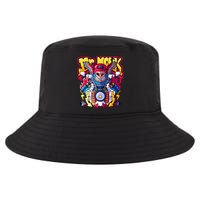 Mr. Monkey Monk Cool Character Riding Motorcycle Cool Comfort Performance Bucket Hat