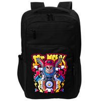 Mr. Monkey Monk Cool Character Riding Motorcycle Impact Tech Backpack