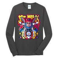 Mr. Monkey Monk Cool Character Riding Motorcycle Tall Long Sleeve T-Shirt