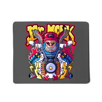 Mr. Monkey Monk Cool Character Riding Motorcycle Mousepad
