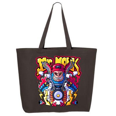 Mr. Monkey Monk Cool Character Riding Motorcycle 25L Jumbo Tote