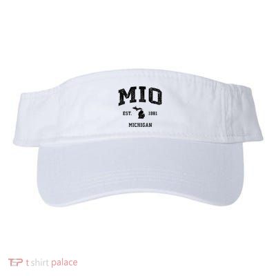 Mio Michigan Mi Vintage Athletic Sports Design V Neck Visor