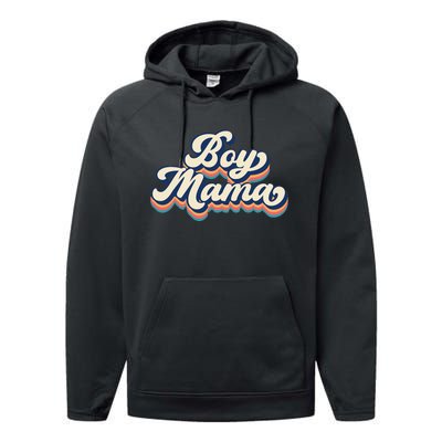 mama ma mommy mom bruh Performance Fleece Hoodie