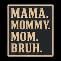 Mama Mommy Mom Bruh Zip Tote Bag
