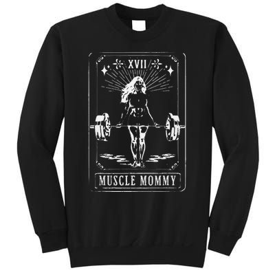 Muscle Mom Mommy Tarot Card Mama Happy MotherS Day Mom Life Sweatshirt