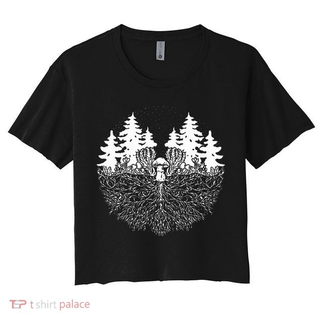 Mycelium Mushroom Crop Top
