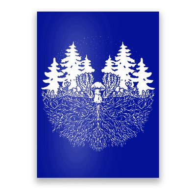 Mycelium Mushroom Poster