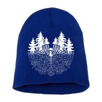 Mycelium Mushroom Short Acrylic Beanie