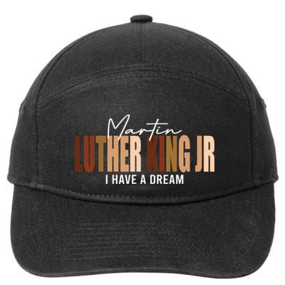 Melanin Mlk Martin Luther King Jr I Have Dream Cool 7-Panel Snapback Hat