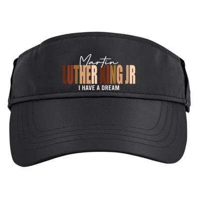 Melanin Mlk Martin Luther King Jr I Have Dream Cool Adult Drive Performance Visor