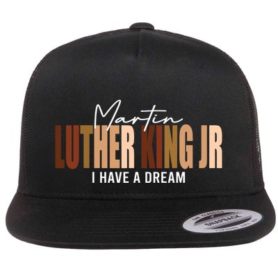 Melanin Mlk Martin Luther King Jr I Have Dream Cool Flatbill Hat