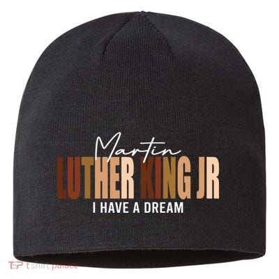 Melanin Mlk Martin Luther King Jr I Have Dream Cool Sustainable Beanie