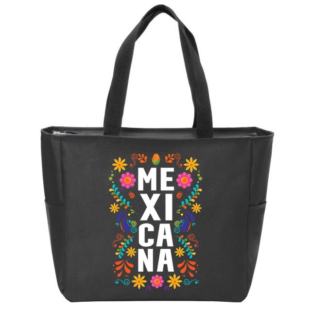 Mexicana Mexico Zip Tote Bag