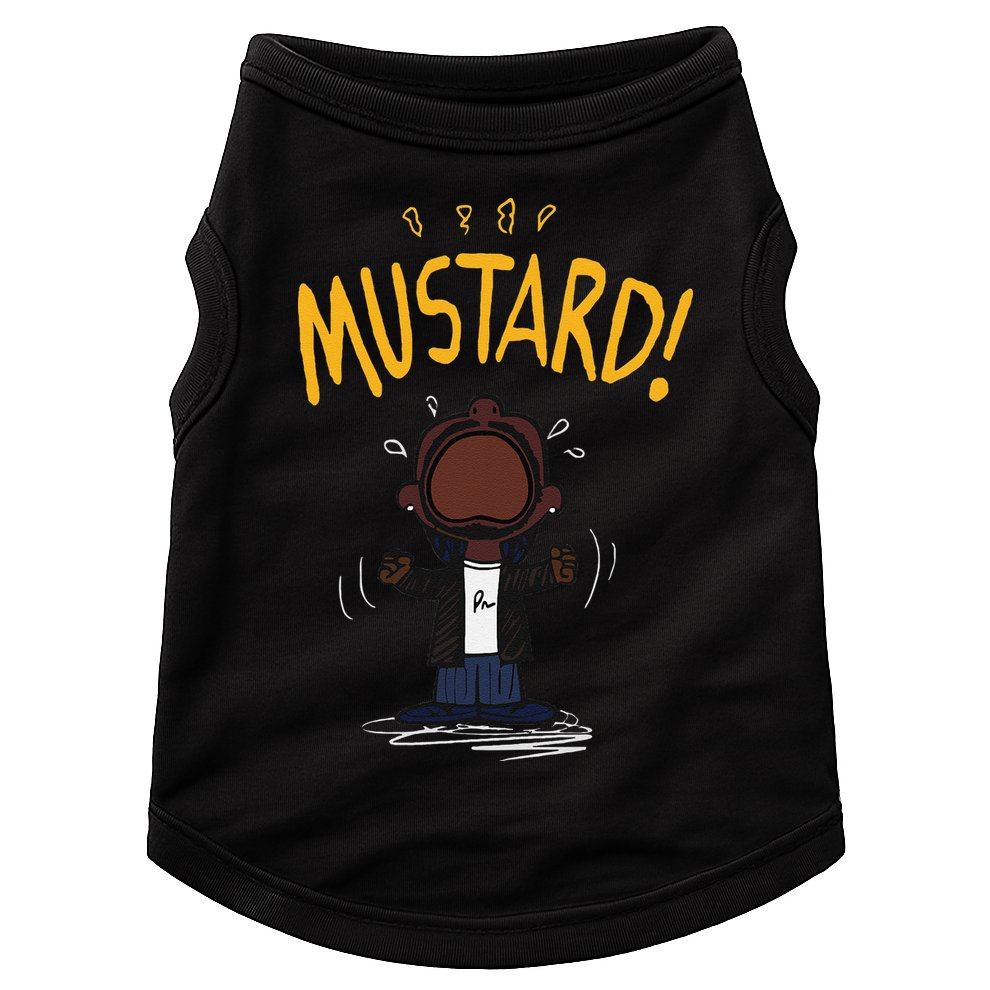 Mustard Meme Doggie Tank