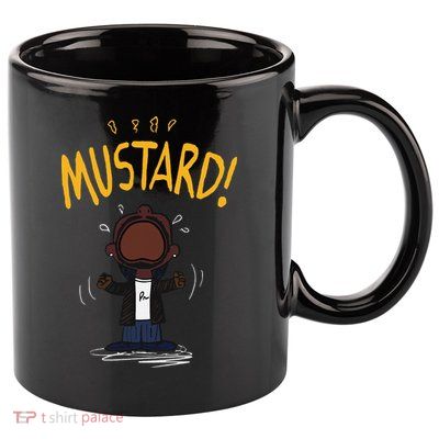Mustard Meme 11oz C Handle Ceramic Mug