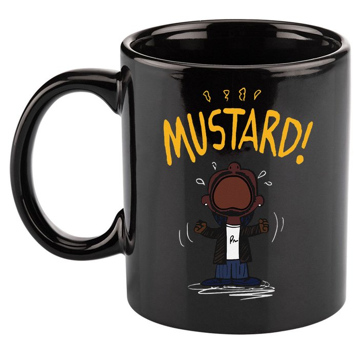 Mustard Meme 11oz C Handle Ceramic Mug