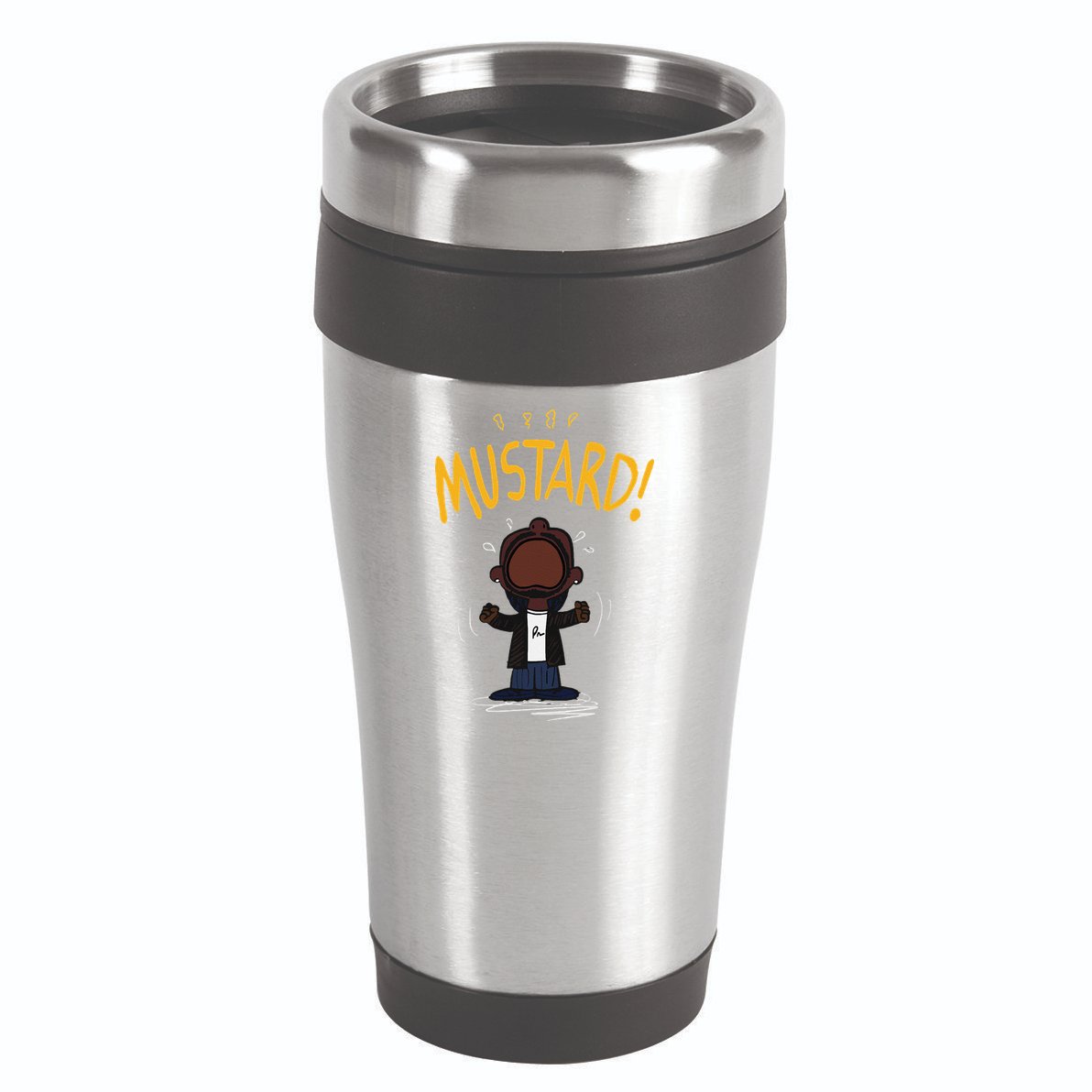 Mustard Meme 16oz Travel Tumbler