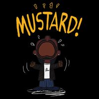 Mustard Meme Baby Bodysuit