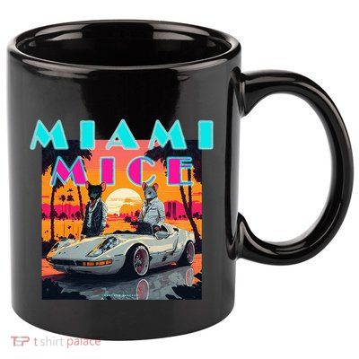 Miami Mice 11oz C Handle Ceramic Mug