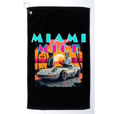 Miami Mice Golf Towel