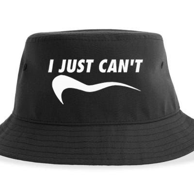 Me Motivating Myself I Just Cant Sustainable Bucket Hat