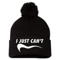 Me Motivating Myself I Just Cant Pom Pom 12in Knit Beanie