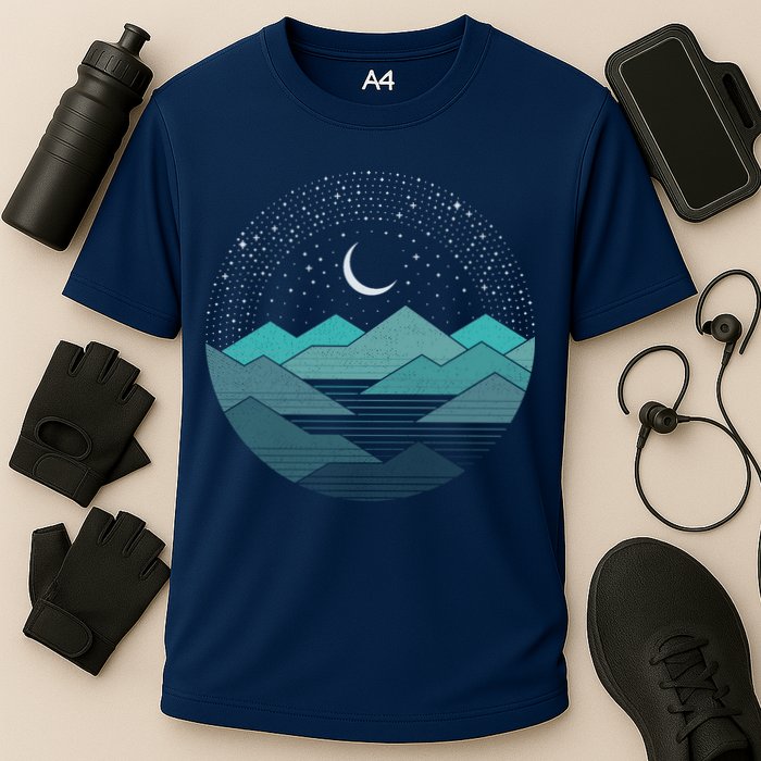 Mountain Moonlight Cooling Performance Crew T-Shirt