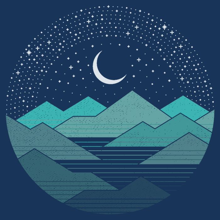 Mountain Moonlight Cooling Performance Crew T-Shirt